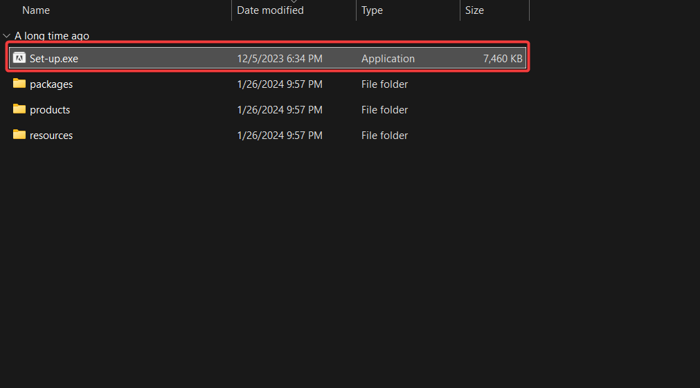 Chạy file Setup để cài đặt Photoshop 2024