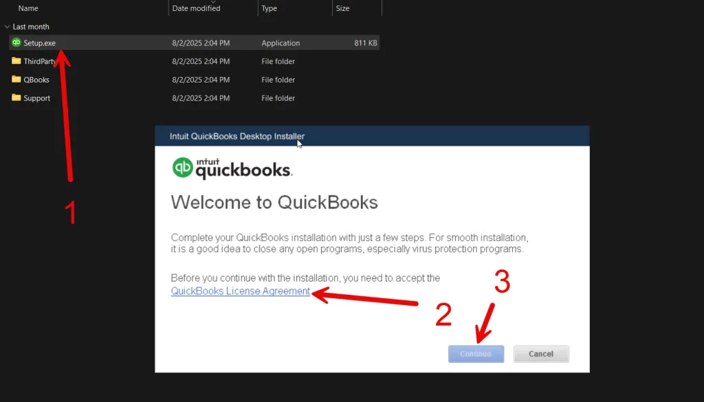 Cài đặt Intuit QuickBooks