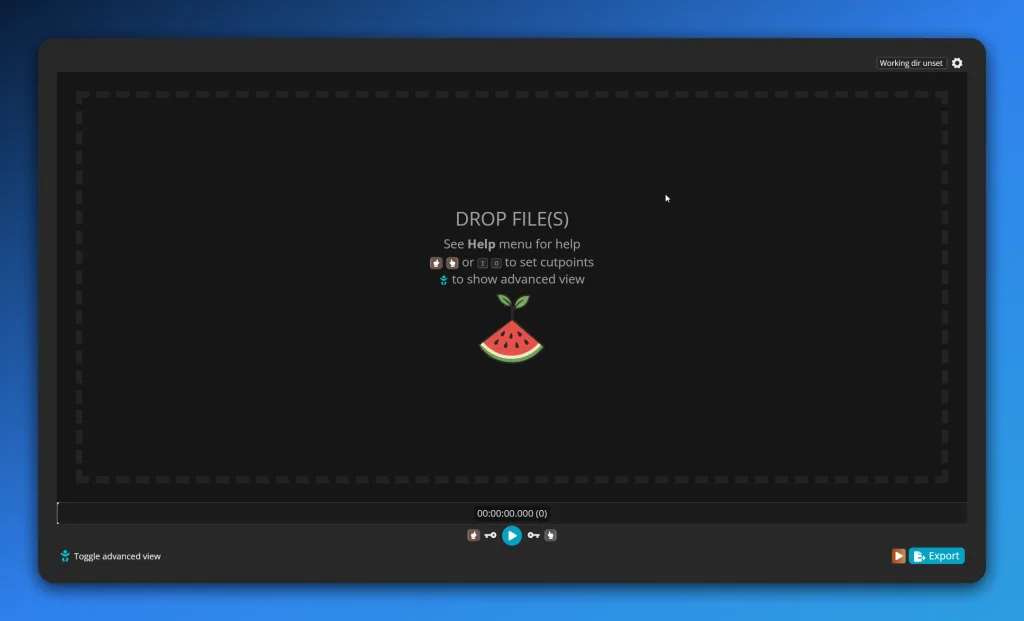 Giới thiệu LosslessCut