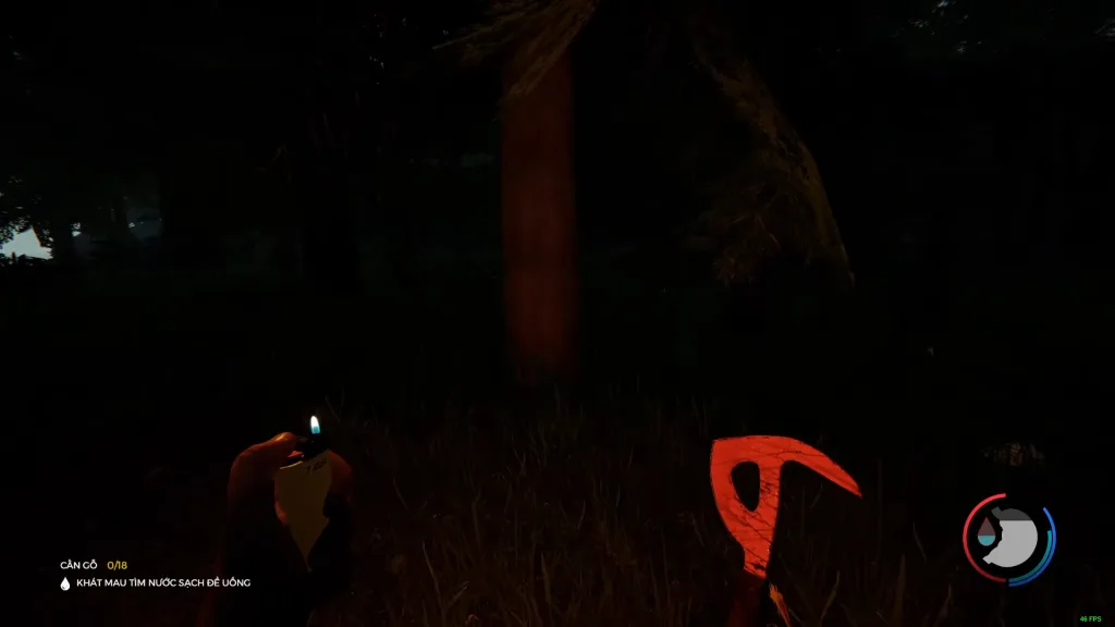 Màn hình game The Forest Việt Hóa