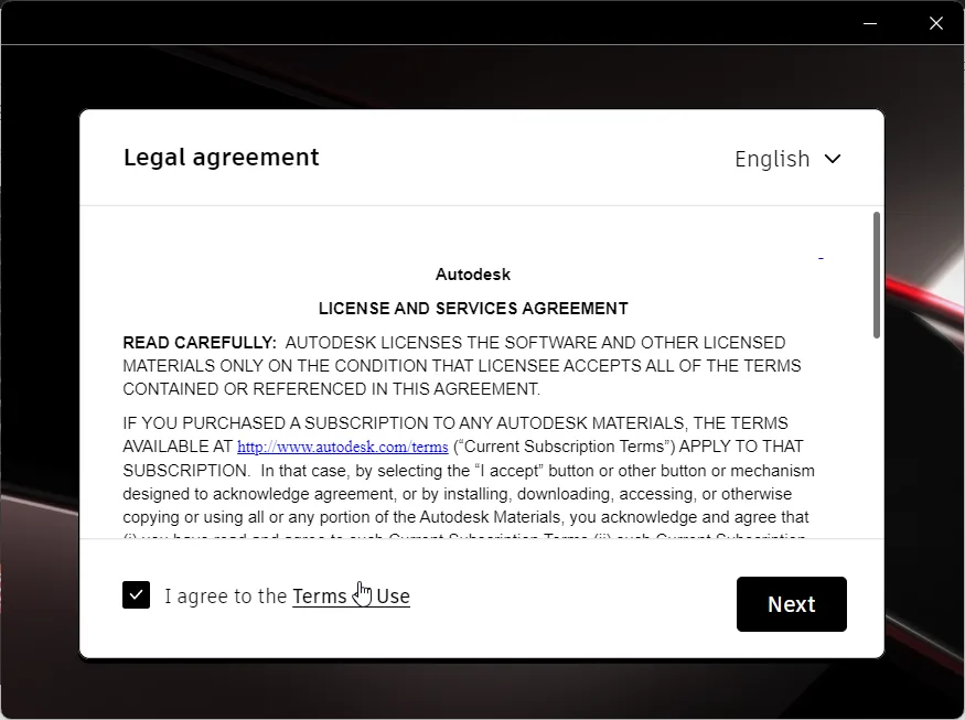 Tải AutoCAD 2023 Full – Hướng Dẫn Cài Đặt Chi Tiết Mới Nhất Tick vào ô đồng ý và ấn Next