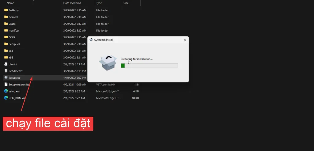 Tải AutoCAD 2023 Full – Hướng Dẫn Cài Đặt Chi Tiết Mới Nhất Chạy setup để cài đặt AutoCad 2023