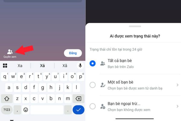 Cách đăng story zalo