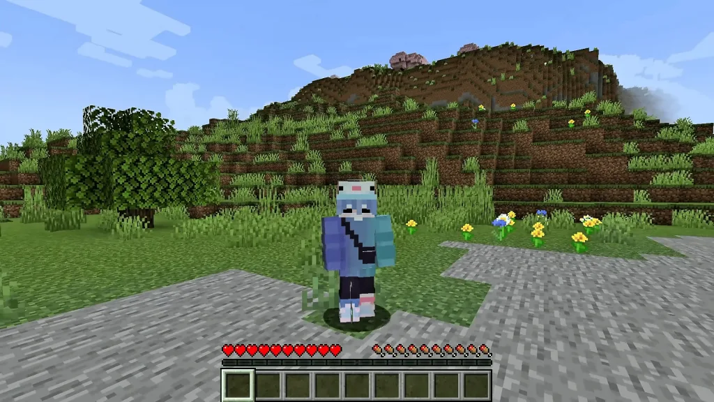 Ấn Play để bắt đầu chơi Minecraft