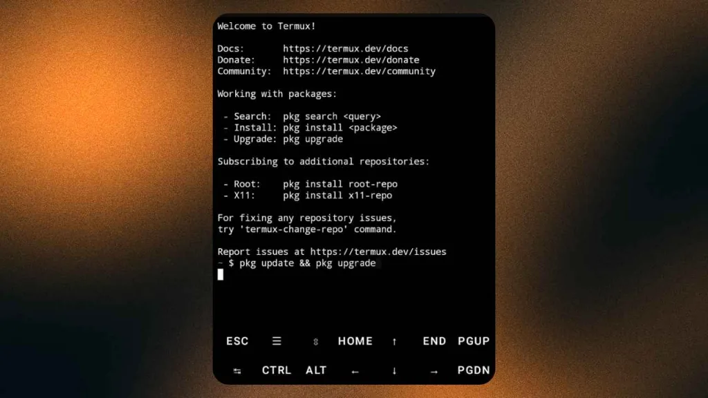 Cấp quyền cho Termux để tạo server Minecraft