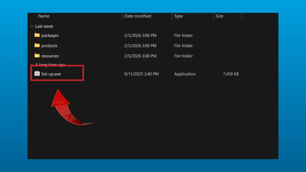 Chạy file setup Photoshop 2026