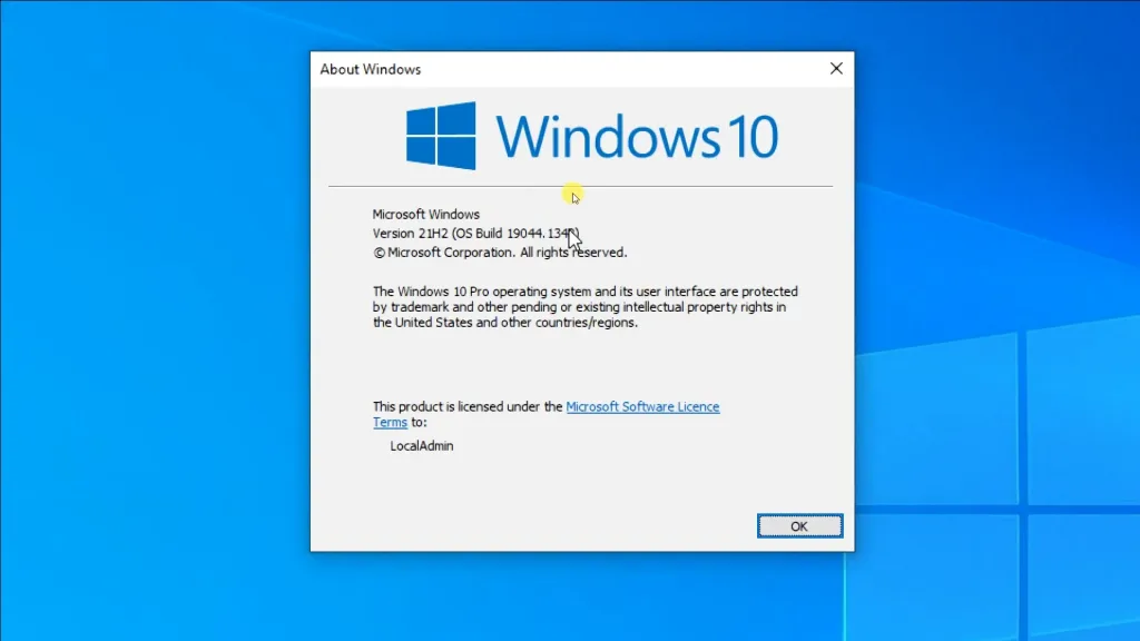 Tải Ghost Windows 10 Lite 21H2 (.GHO file) siêu mượt