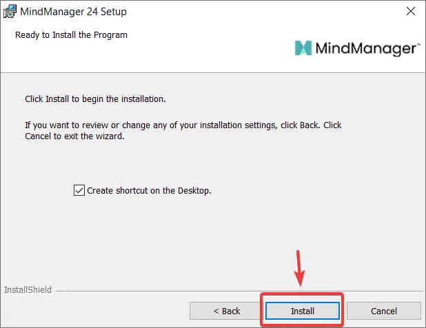 Tải Mindjet MindManager Full tính năng vĩnh viễn Ấn Install MindjetMindManager