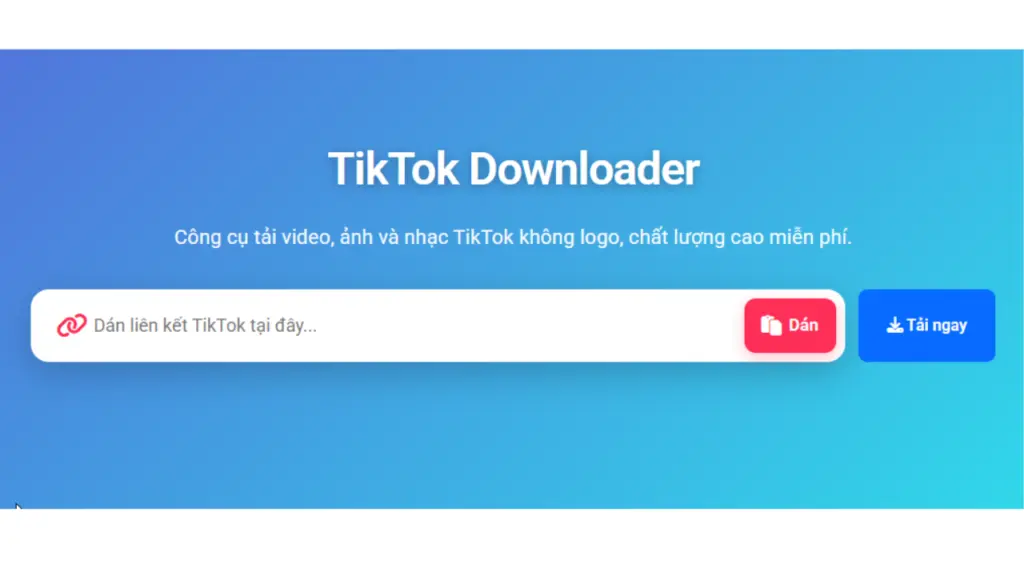 Sử dụng TikTok Downloader