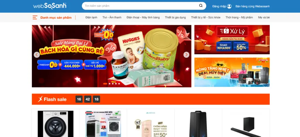 Websosanh dễ dàng đánh giá theo góc nhìn tổng quan