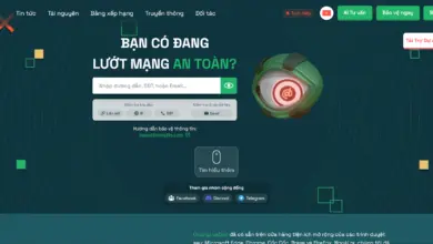 Tính năng kiểm tra trên website ChongLuaDao
