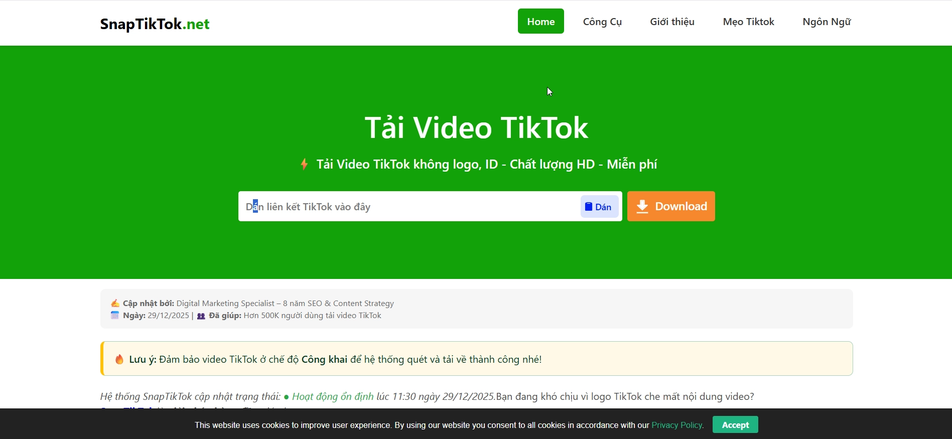 Công cụ tải ảnh TIkTok Trondbargie-nl