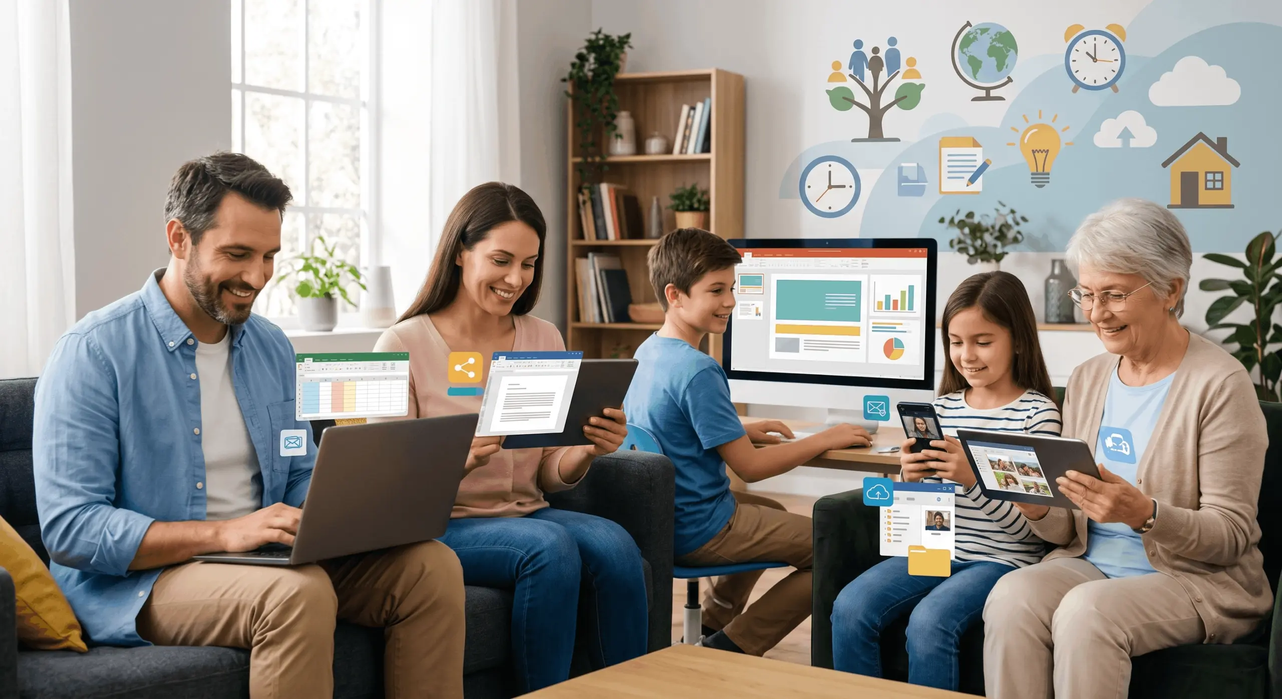 Gói Microsoft Office 365 Family tiết kiệm cho gia đình