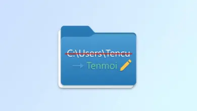 Cách đổi tên thư mục tên người dùng trong Windows