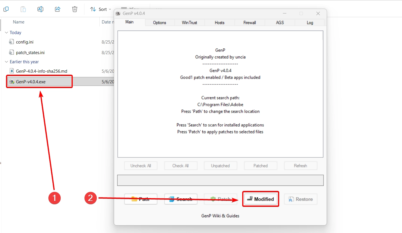 Chạy GenP Adobe InDesign 2026